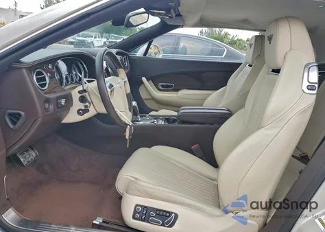 2016 Bentley Continental Gtc V8 z USA, uszkodzony, nr VIN SCBGT3ZA2GC054995